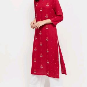 Women Printed Straight Kurta