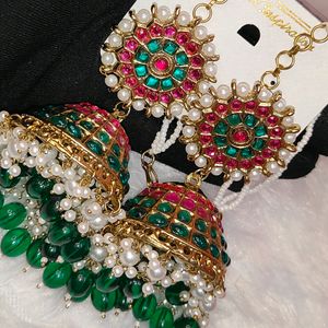 Beautiful Wedding Big Jhumkas