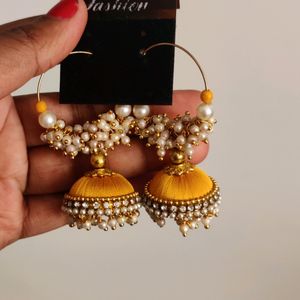 Yellow Jhumki