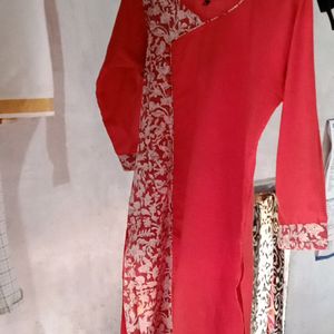 Kurti With Kalamkari Design