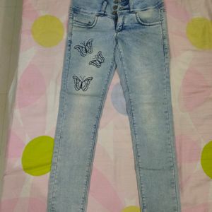 Blue High Waist Jeans