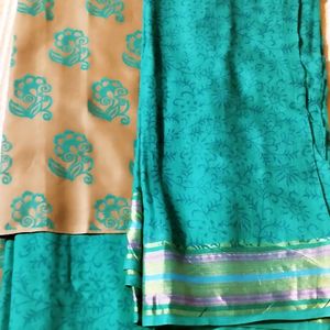 Beautiful Cotton Fabric Complete  Suit Material