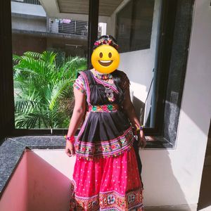 Navratri Red Lehnga Choli