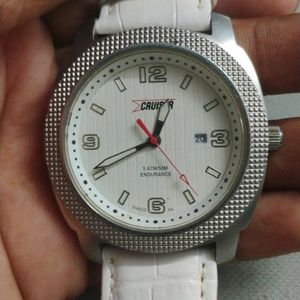 Cruiser Mens Cream White Watch