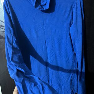 Blue Turtleneck Full Sleeves - XL