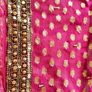 Rose Pink Saree