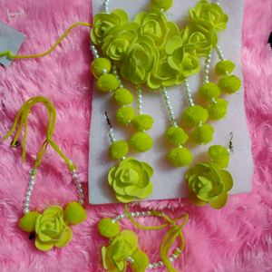 Haldi Jewellary Set