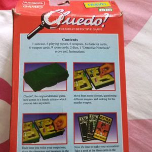 Cluedo Travel Game