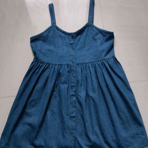 Denim Dungaree Frock