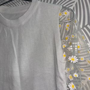 White Sunflower Top