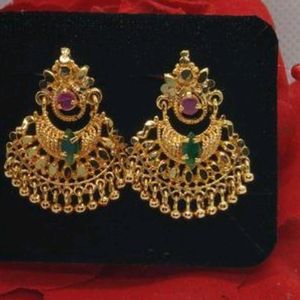 One Gram Gold Earrings