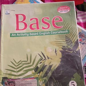 English Literature Class 5th Book Name Base