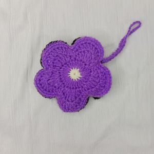 Crochet Flower Bag Charm