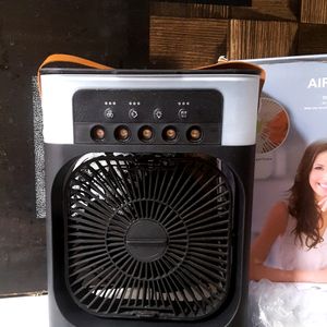Portable Air Cooler Fan With Humidifier And Light