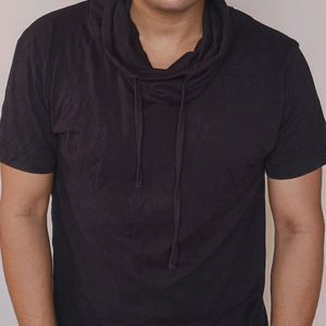 Stylish High Neck Full Black