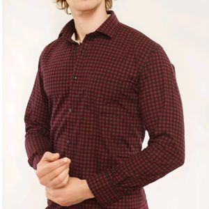 100% Cotton Premium Quality Checkered Casual Shirt