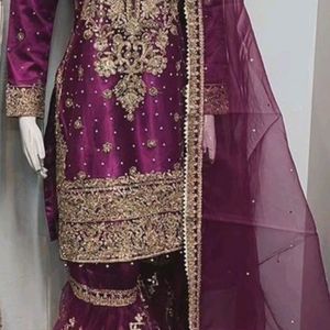 Heavy Bridal Garara Set