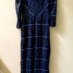 One Side Leg Cut Stright Frock