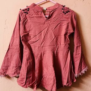 GIRLS PEPLUM TOP FOR CHEAP