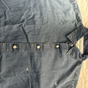 Designer denim shirt - Rarely Wore -M -Size