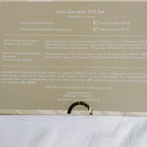 Oriflame Miss Giordani Gift Set PERFUME