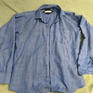 A Light Blue Men's Emi Formal Shirt