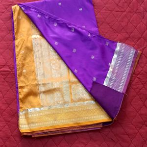 Purple Beautiful Saree ✨️