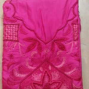 Unstiched  Pink Colour Suit