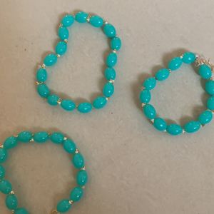 3 New Pearl Bracelets