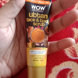 Wow Ubtan Face And Body Scrub