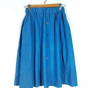 Blue Casual Skirt (Women's)