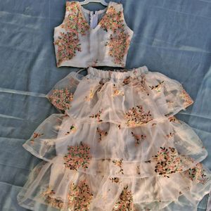 Combo Lahnga Top For Baby Girl