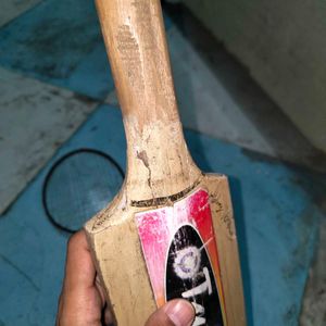 combo cricket bat and badminton racket old