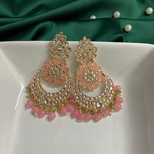 Gulabi Guldasta Earrings (Pack Of 1)