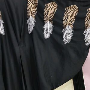 Nida Material Embroidery Work Abaya