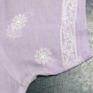 Chikankari Cotton kurta set