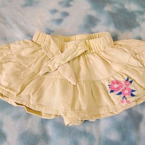 Baby Short Skirt - Yellow