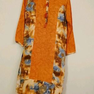 Mustard  Kurta