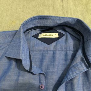 A Light Blue Men's Emi Formal Shirt