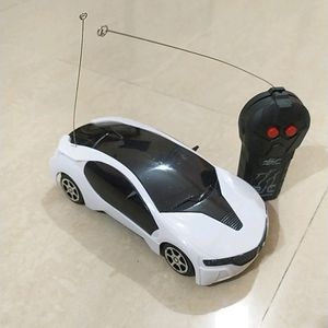 Remote Control Car 3D Light White