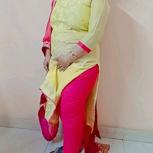 Combo Of 3 Suit Set With Pant And Dupatta.