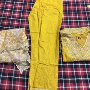 Mustard Suit Set