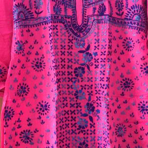 Lucknowi Chikankari Handwork Suit