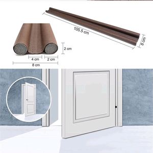 2 Pcs- Washable Fabric Under Door Twin Draft Guard