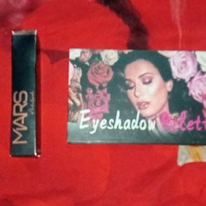 Eyeshadow Pallete And Mascara Combo
