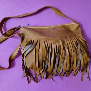 Fringe Crossbody Sling Bag