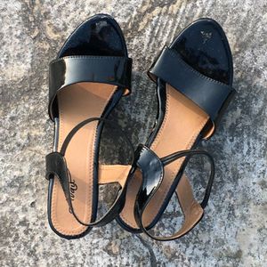 Block Strap Heels