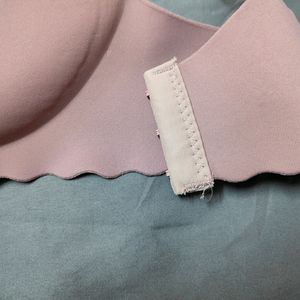 Aesthetic Super Soft Fabric Peach Bra👙