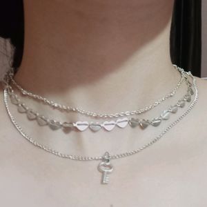 Combo Of Silver Neckchains + Cargo