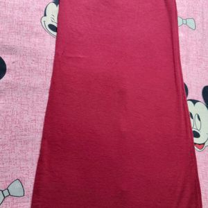 Maroon Colour Bodycone One Piece